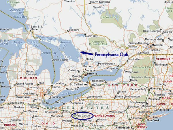 Club Location Map